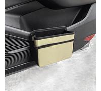 Qirc Pattumiera pieghevole per portiera laterale dell'auto, contenitore per sedile anteriore e posteriore, mini pattumiera portatile da appendere all'interno del veicolo, universale per SUV, camion,