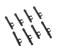 QIRUIMY Accessori per cuffie tattiche, perni di ricambio per cuffie Com/tac (8 pezzi), Nero