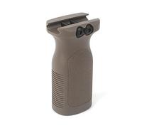 QIRUIMY Impugnatura Frontale Maniglia Verticale Anteriore in nylon,maniglia cavaliere della maniglia anteriore del cannone a gas in nylon, per il di guida Picatinini da 20 mm (Marrone)