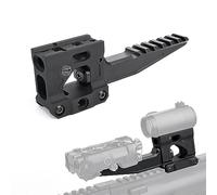 QIRUIMY Tattico Red DOT Riser Mount Picatinny Riser Mounts,Adattatore per Base per Montaggio Combinato Ottico Binario per Montaggio su cannocchiale da 20 mm per mirino a Punto Rosso T1 T2 H1 H2