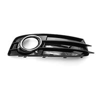 QISUO Griglia paraurti anteriore fendinebbia cornice, cornice destra copertura lampada fendinebbia, ABS nero, per A3 8P S-line 2009-2012