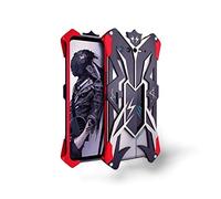 QISUO Lussuosa Custodia in Alluminio Antiurto in Metallo con Supporto for Controller for Gamepad Custodia Posteriore for Telefono ASUS ROG 6