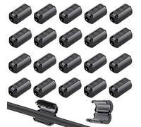 QitinDasen 20Pcs Nero Ferrite Anello Nucleo, RFI EMI Rumore Soppressore Cavo Clip, Anti-Interferenza Alta Frequenza Filtro (5mm Diametro Interno)