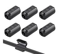 QitinDasen 6Pcs Nero Ferrite Anello Nucleo, RFI EMI Rumore Soppressore Cavo Clip, Anti-Interferenza Alta Frequenza Filtro (13mm Diametro Interno)