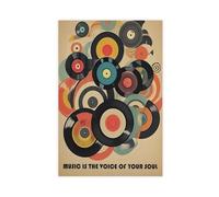 QITUBVAF Stampa artistica da parete con musica di Play That Funky Poster per soggiorno e camera da letto, 30 x 45 cm