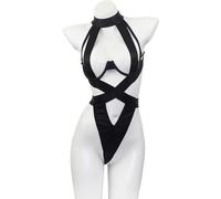qiubin Costumi Cosplay Donna Sexy Tuta Pigiama Lingerie Fasciatura Scava Fuori Costume da Bagno Costumi da Bagno Plus Size Gioco Nier Automata 2B