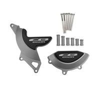 qiuboou per CB650R CB 650R 2019 2020 2021 Cassa del Motore Statore Coperchio Frizione Guardie Crash Pad Paratelaio Protezione(Gray)