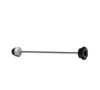 qiuboou per Ducati Diavel 1200 Diavel 1260 S/XDiavel 2011-2022 Perno Ruota Protezione Posteriore Assale Anteriore Forcella Crash Slider(Rear Black)