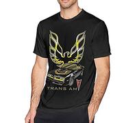 QIUHYU Pontiac Trans Am Firebird Men's Short Sleeve T-Shirt S Black L