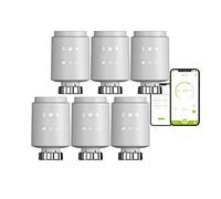 Qiumi eTRV Termostato Zigbee, valvola radiatore smart | Compatibile con la maggior parte valvole, orientazione display regolabile