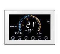 Qiumi Smart Termostato Display meteorologico indice UV umidità per riscaldamento individuale della caldaia a gas/acqua Funziona con Alexa Google Home Dry Contact 5A 220V montaggio a parete