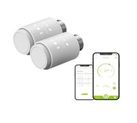 Qiumi Smart WiFi Attuatore Radiatore Wifi Direct Programmabile Termostatico Valvola del Radiatore Supporto Alexa Googlehome Nessun gateway richiesto