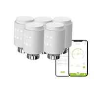 Qiumi Smart Wifi Termostatico Radiatore Valvole Wifi Direct Lavoro con Alexa Googlehome Nessun gateway richiesto