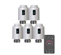 Qiumi Zigbee Smart Thermostatic Radiator Valve, Supporta il controllo remoto tramite app smart life