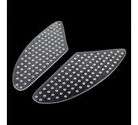 QIUMING 2 pezzi Universale Moto Carburante Serbatoio Pad Para Colpi e Protezione Graffi Serbatoio Protezione Serbatoio Trazione Pad Fishbone Adesivo Protezione vernice per serbatoio moto (trasparenza)