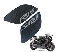 QIUMING Adesivo Serbatoio Moto Moto in Gomma Universal Tank Side Pads Universale Moto Carburante Serbatoio Pad Para Colpi e Protezione Graffi Per moto Yamaha YZF R15 R-15 (grigio)