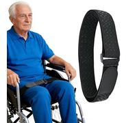 QIUMING cinghia di supporto per gambe per sedia a rotelle cinghie per sedie a rotelle Cinghia per gambe della coscia per sedia a rotelle per tenere insieme le gambe (nero, stile 1)