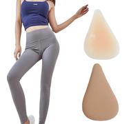 QIUMING Correttore Camel Toe Traceless Pad Adesivi Invisibili per Bikini Silicone Camel Toe Correttore Riutilizzabile per Leggings, Costumi da Bagno, Pantaloni da Yoga, Bikini (a Forma di Goccia)