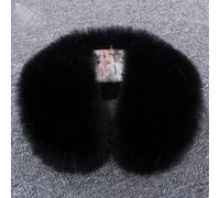 QIUMING Giacca Invernale con Collo in Pelliccia di Volpe Sintetica, Cappotto, Cappello, Decorazione, Sciarpa Calda, Scialle, Strisce Multicolori, Cappuccio Morbido, Colli in Pelliccia Sintetica