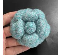 QIUMING Spilla a Forma di Fiore di Camelia da Donna, in Tessuto Floreale Grezzo, Multicolore, Personalizzata, con Fiore sul Petto