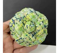 QIUMING Spilla a Forma di Fiore di Camelia da Donna, in Tessuto Floreale Grezzo, Multicolore, Personalizzata, con Fiore sul Petto