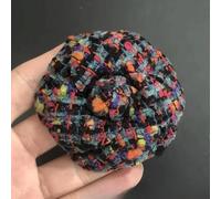 QIUMING Spilla a Forma di Fiore di Camelia da Donna, in Tessuto Floreale Grezzo, Multicolore, Personalizzata, con Fiore sul Petto