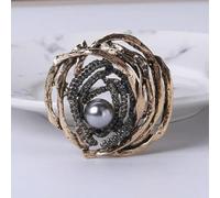 QIUMING Spille da Bavero con Perle di Gioielli, Design Elegante per Abbigliamento, Accessori per Feste in Ufficio, Spille per Donne