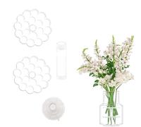 QIUMING Supporto a Spirale Trasparente per Fiori Supporto a Spirale Ikebana Spirale Ikebana STEM Holder Porta Stelo a Spirale per Fiori Hanataba Bouquet Twisters per Composizioni Floreali (15 mm)