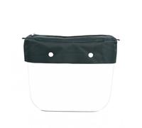 QIUMING Tessuto in Microfibra Tinta Unita con Bordo Impermeabile e Decorazione con Cerniera per Obag per O Bag Classic Mini