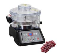 QIUNAOZI Pelapatate Professionale per UVA, pelapatate Automatico per Verdure, pelapatate per Pasticceria, impostazioni di pelatura Personalizzabili, Adatto per UVA/pomodorini, ECC Black