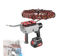 QIUNAOZI Utensile per infilare i Fili, al Litio Senza spazzole, Macchina per infilare Le batterie, velocità di infilatura 40 m/min, Adatto per Il Cablaggio di impianti industriali 1Battery-37500mah