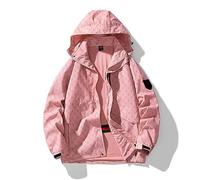 QIUNI Primavera e autunno nuova giacca stile uomo antivento impermeabile moda baggy giacca con cappuccio