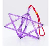 QIUNUOTAN Piramide Cantante di Cristallo, Strumento Musicale Perfetto for La Guarigione dei Chakra, for La Preghiera di Meditazione Curativa con Il Suono, con Custodia for Il Trasporto(9 inch)