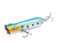 QIUSHIBO Esche da Pesca 1 pz. Esche da Pesca con Occhi 3D, 8 cm, 11,4 g, Esche Artificiali in plastica Dura, for la alla Carpa(G)