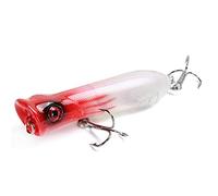 QIUSHIBO Esche da Pesca 1 pz. Esche da Pesca con Occhi 3D, 8 cm, 11,4 g, Esche Artificiali in plastica Dura, for la alla Carpa(D)