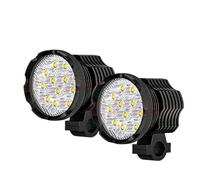 QIUSHIBO Faretti Moto Led Faro Ausiliario for Faretti Moto(2pcs lamp)