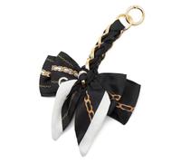 QIUTIMIY Catena Estensione per Borsa a Tracolla,Fai da Te Decorazioni per Borse,Tracolla Catena per Borsa Donna,Nero