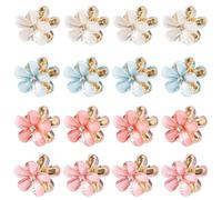 QIUTIMIY Fermagli per capelli da donna, 16 pezzi, mini fermagli per capelli ricci sottili, spessi, antiscivolo, con strass (16 pezzi, stile 6)