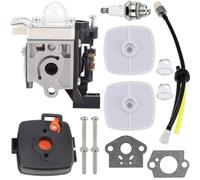 Qiuwanzia Carburatore SRM 225 per ECHO GT225L GT225 GT225i PAS225 PE225 PPF225 SHC225 SHC225S SRM225 SRM225U Ricambi per decespugliatore, con candela