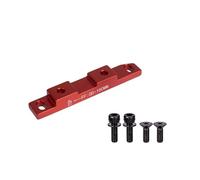 QIUYMGFG 1pc Adattatore per Montaggio Piatto Staffa per Freno a Disco per Bici da Strada F Adattatore per Montaggio per Freno a Disco per del Freno 140mm 160mm(FF160 Red)