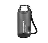 QIUYMGFG Borsa Nuoto Sacco impermeabile a secco 2/5/10/15/20/30L Borse galleggianti impermeabili per attrezzatura a secco per nautica pesca rafting nuoto(5L black)
