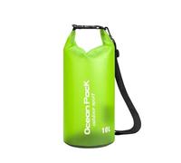 QIUYMGFG Borsa Nuoto Sacco impermeabile a secco 2/5/10/15/20/30L Borse galleggianti impermeabili per attrezzatura a secco per nautica pesca rafting nuoto(5L Yellow green)