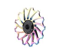 QIUYMGFG Cassette pignoni e Ruote libere per Bicicletta Puleggia per deragliatore Posteriore MTB CNC, 11T 13T, Cuscinetto in Ceramica, Leggera, per Bici da Corsa pignone per Bicicletta(13T Colorful)