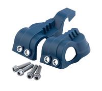 QIUYMGFG Copri Forcella Forcelle Moto Protezione Inferiore per Gamba Forcella Adatta per Husqvarna Te Fe TC FC TX FX 125 150 250 300 350 390 400 450 501 2016-2021 SOFFIETTI Forcella in Gomma(Blue)