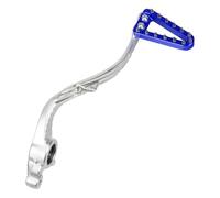 QIUYMGFG Leva freno posteriore a pedale per moto adatta per GasGas EX EC ES MC 125 150 250 300 350 500 250F 350F 450F 500F 2024-2025 Pedale del cambio(Silver Blue Wide)