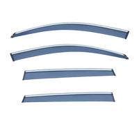 QIUYMGFG Modanatura per deflettore Adatto per Porsche Adatto per Cayenne 92A 2011-2018 Visiera Parasole Ventvisor Deflettori Antivento Visiere Antipioggia(PC Stainless Steel)