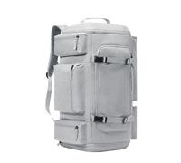 QIUYMGFG Zaino da sci di grande capacità con sacco a compressione sottovuoto, unisex per escursionismo, versatilità, comfort e leggerezza(Gray)