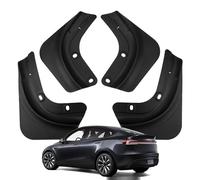 QIUYU2024 Parafanghi Paraspruzzi per Tutte Le Stagioni per Tesla Model Y Juniper 2025 2026, Paraspruzzi per Pneumatici e Ruote Auto, Senza Bisogno di praticare Fori, parafanghi Anteriori e Posteriori