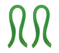 Qiveno Confezione da 2 strisce di carta per quilling, 120 pezzi, 3 mm, 54 cm, strisce di carta per origami, fai da te, artigianato natalizio (verde scuro)