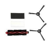 Qivine Set di Ricambio per Filtro Spazzola per Lefant M200/M201/M520M/M571/T700,1 Spazzola Principale,2 Spazzola Laterale,1 Elemento Filtrante,1 Cotone Filtrante,Accessori per Aspirapolvere Robot